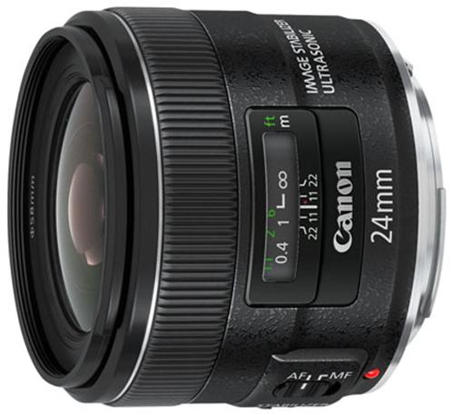 Objectif reflex Canon EF 24 mm f/2.8 IS USM